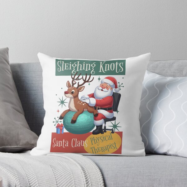 Artikelvorschau, Der Weihnachtsmann als Physiotherapeut zu Weihnachten entworfen und verkauft von QuirkPrint.