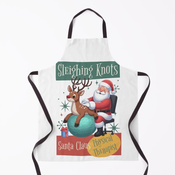 Artikelvorschau, Der Weihnachtsmann als Physiotherapeut zu Weihnachten entworfen und verkauft von QuirkPrint.