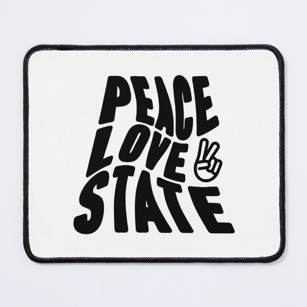 Item preview, State And Co Merch Peace Love State designed and sold by Cameron-Gray.