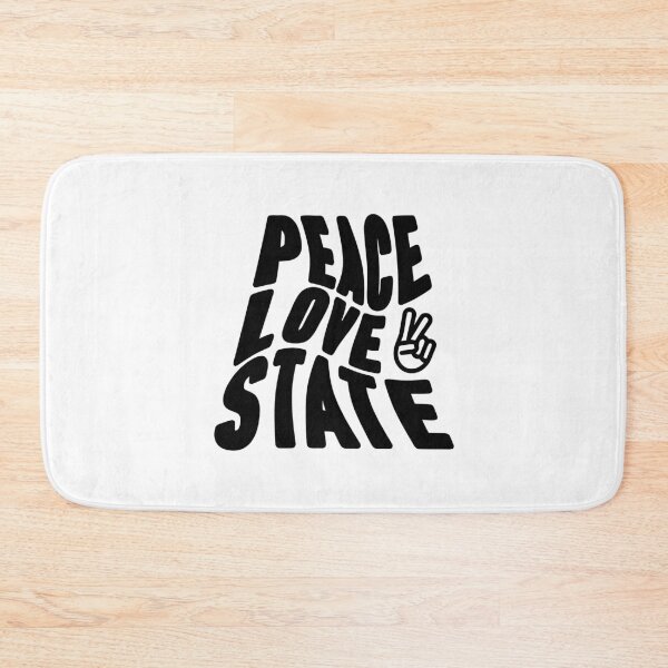 Artikelvorschau, State And Co Merch Peace Love State entworfen und verkauft von Cameron-Gray.