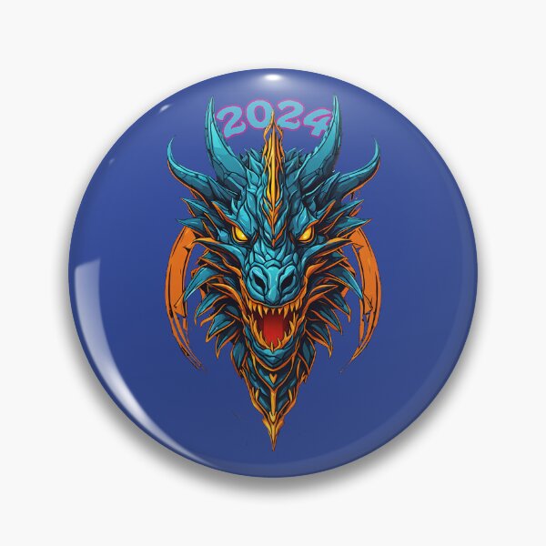Item preview, Year of the Dragon Splendor: Vibrant Neon Heads Collection designed and sold by leyfinder.