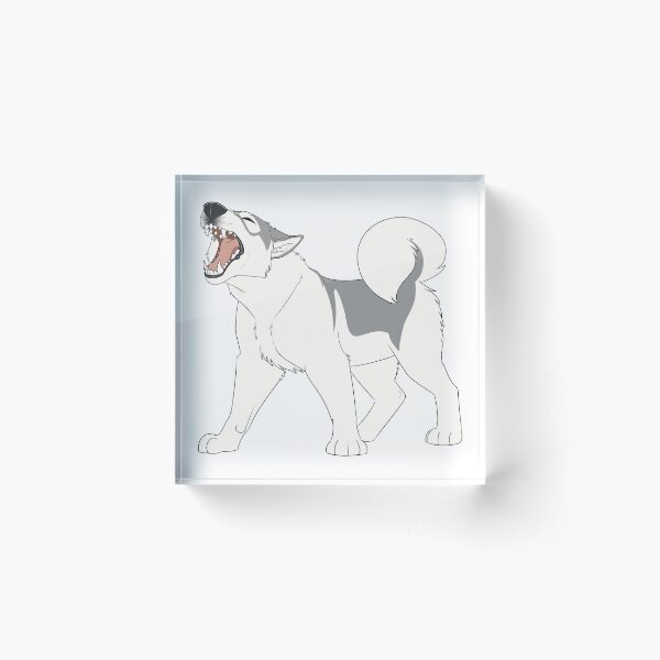 Item preview, Yelling Siberian Husky (Grey and White) designed and sold by CosmicFatality.