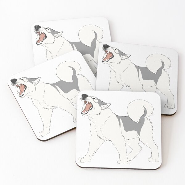 Item preview, Yelling Siberian Husky (Grey and White) designed and sold by CosmicFatality.