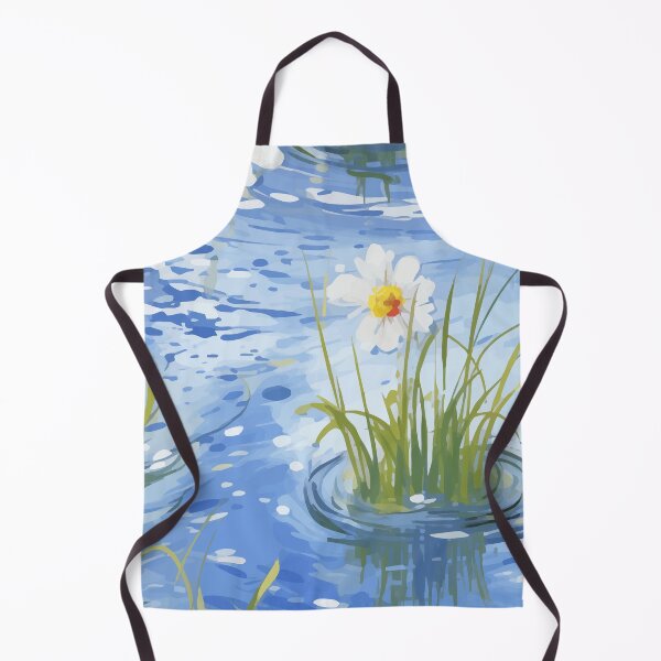 Aperçu de l'œuvre Monet's Muse: Water Lilies Collection – Wearable Art for Timeless Elegance créée et vendue par digitalvintage.