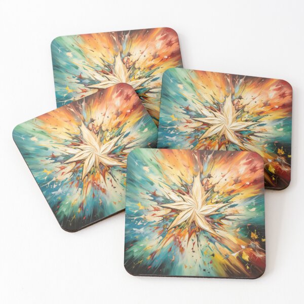 Item preview, Explore "Simplistic & Minimalistic Star Collision Art" designed and sold by ArtificialGenes.