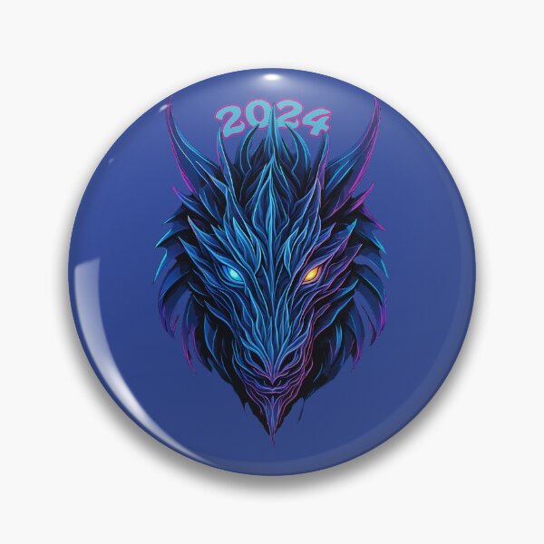 Item preview, Year of the Dragon Splendor: Vibrant Neon Heads Collection designed and sold by leyfinder.