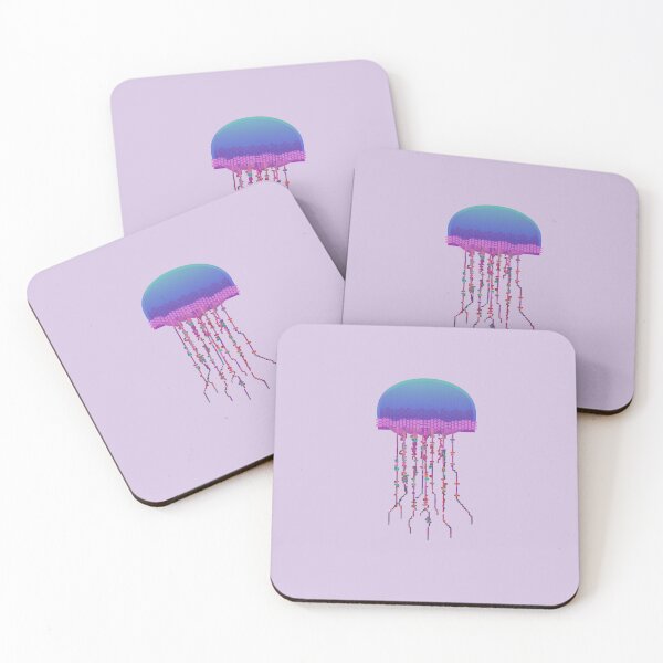 Artikelvorschau, Pixelated Jellyfish entworfen und verkauft von Midnight Garden.