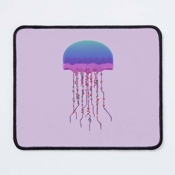 Item preview, Pixelated Jellyfish designed and sold by Midnight Garden.