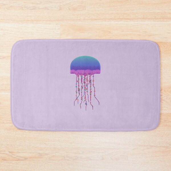 Aperçu de l'œuvre Pixelated Jellyfish créée et vendue par Midnight Garden.
