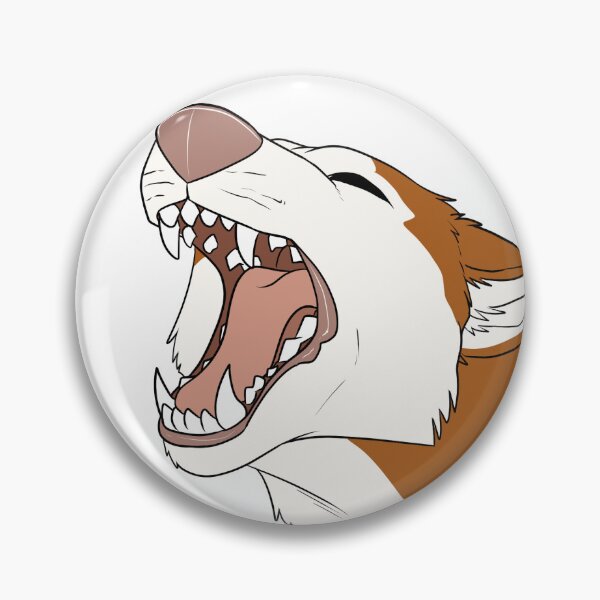 Item preview, Husky siberiano gritando (rojo y blanco) designed and sold by CosmicFatality.