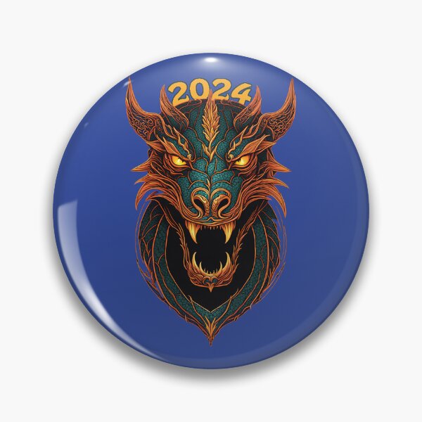 Item preview, Mystical Dragon Portraits: Neon Elegance for the Year 2024 designed and sold by leyfinder.
