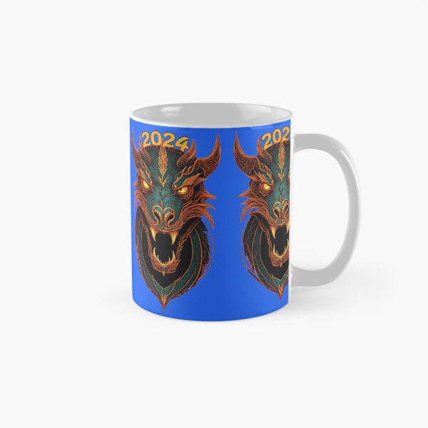 Item preview, Mystical Dragon Portraits: Neon Elegance for the Year 2024 designed and sold by leyfinder.