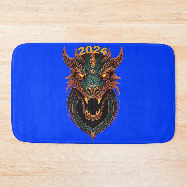 Item preview, Mystical Dragon Portraits: Neon Elegance for the Year 2024 designed and sold by leyfinder.