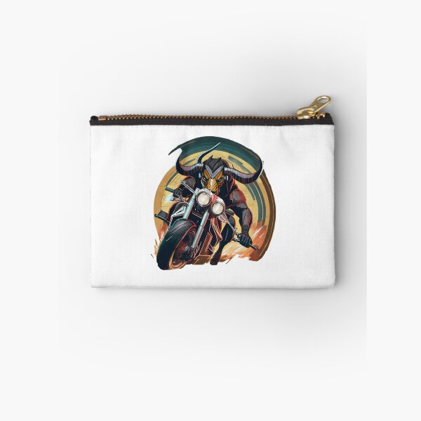 Item preview, Badass Bull riding a Motorcycle designed and sold by BADESIGNZZ.
