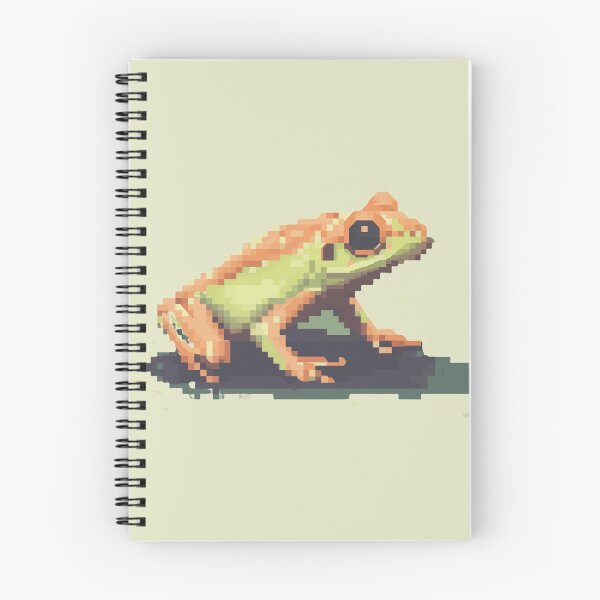 Aperçu de l'œuvre Pixelated Frog créée et vendue par Midnight Garden.
