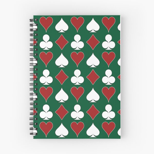 Item preview, Card Suits - Red and White on Green designed and sold by Tree45.