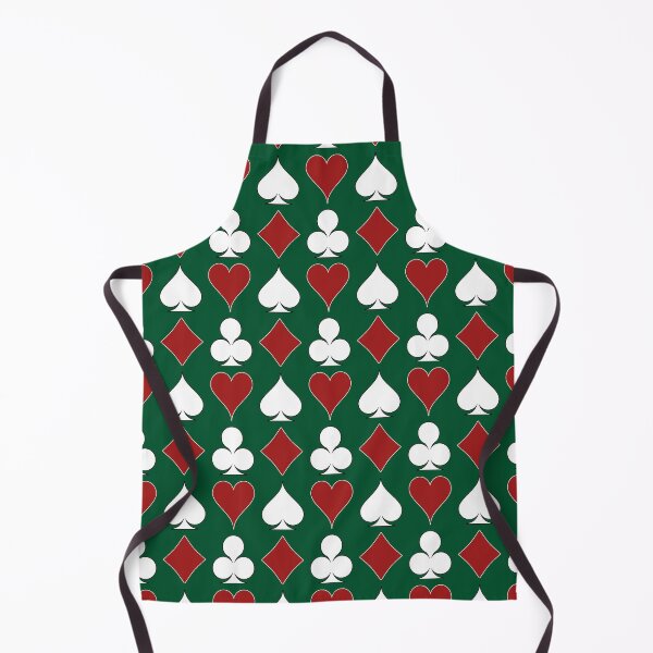 Item preview, Card Suits - Red and White on Green designed and sold by Tree45.