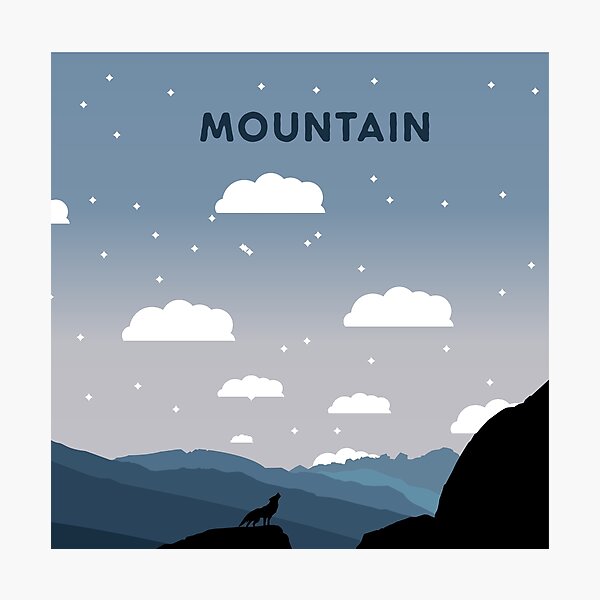 Item preview, Moutain Flat  designed and sold by Tatu's Brand.