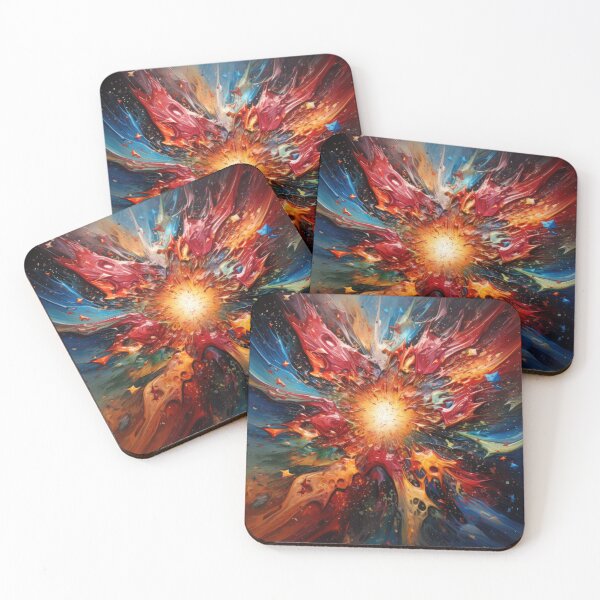 Item preview, Explore "Simplistic & Minimalistic Star Collision Art" designed and sold by ArtificialGenes.