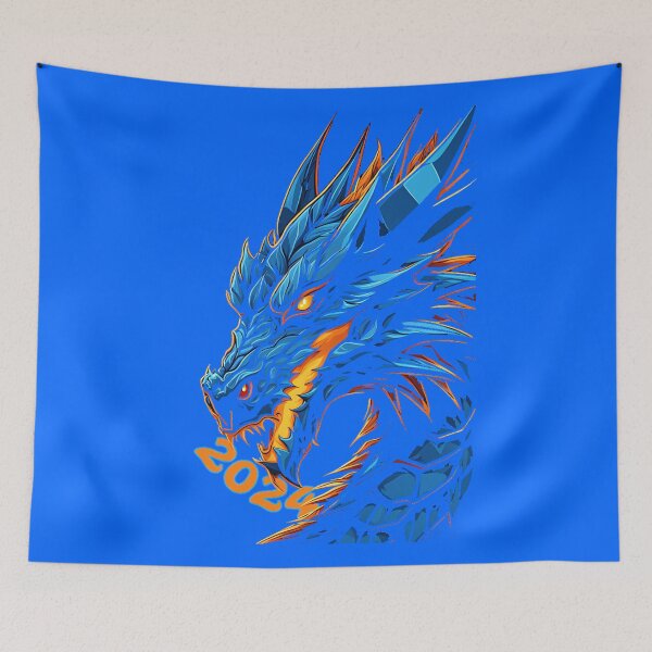 Item preview, Mystical Dragon Portraits: Neon Elegance for the Year 2024 designed and sold by leyfinder.