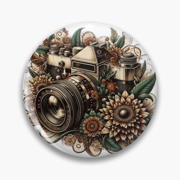 Item preview, Floral Focus: Vintage Camera in Bloom designed and sold by KooperGay.