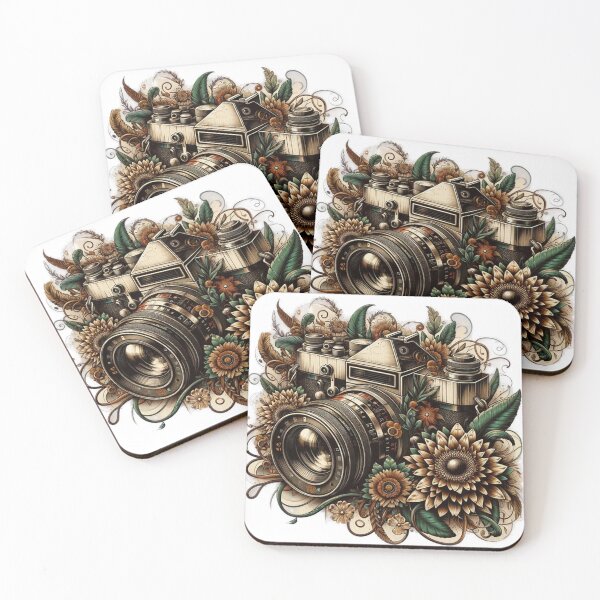 Item preview, Floral Focus: Vintage Camera in Bloom designed and sold by KooperGay.