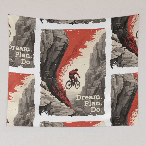 Item preview, Downhill bike, gift cycling cyclist mountain biker designed and sold by BRUNTadventures.