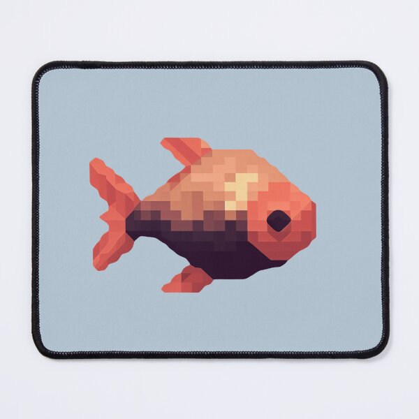 Item preview, Pixelated Fish designed and sold by Midnight Garden.