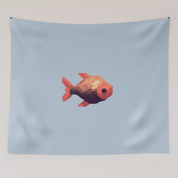 Aperçu de l'œuvre Pixelated Fish créée et vendue par Midnight Garden.