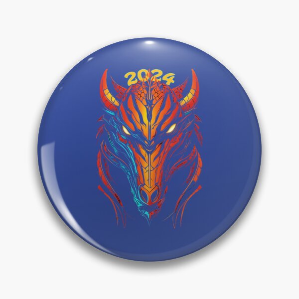 Item preview, Mystical Dragon Portraits: Neon Elegance for the Year 2024 designed and sold by leyfinder.