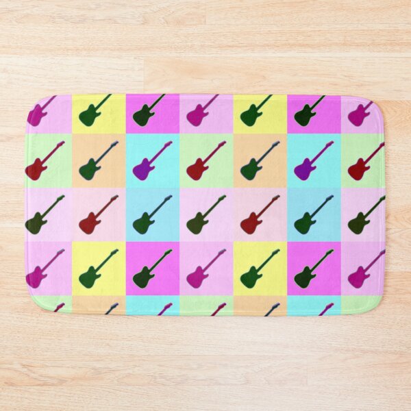 Item preview, Telecaster Style Electric Guitar Warhol Inspired Artwork designed and sold by kakarikihill.
