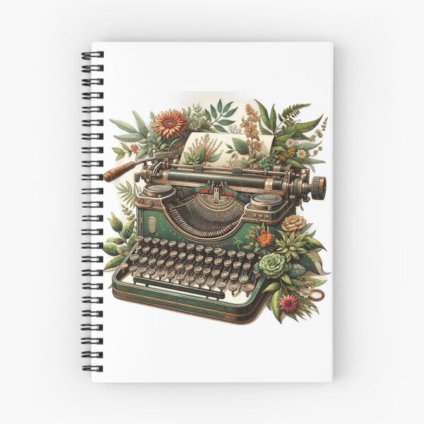 Item preview, Botanical Prose: Antique Typewriter in Nature's Embrace designed and sold by KooperGay.