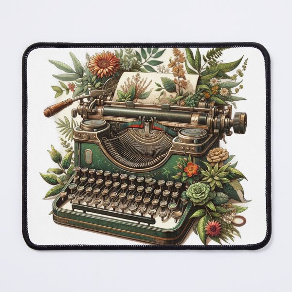 Item preview, Botanical Prose: Antique Typewriter in Nature's Embrace designed and sold by KooperGay.