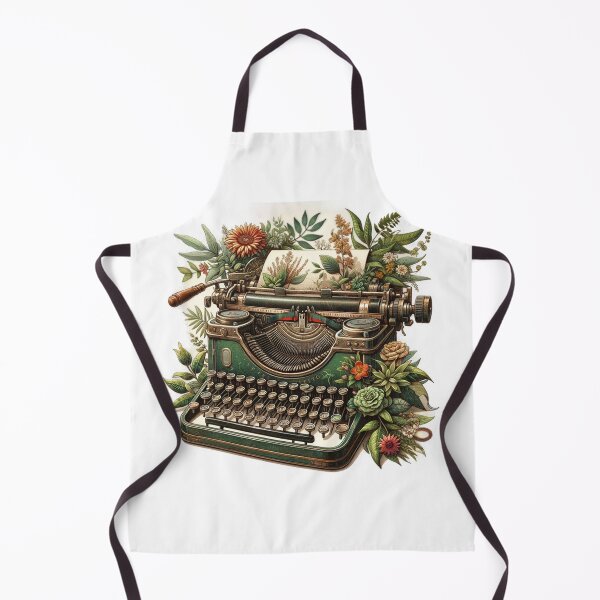 Item preview, Botanical Prose: Antique Typewriter in Nature's Embrace designed and sold by KooperGay.