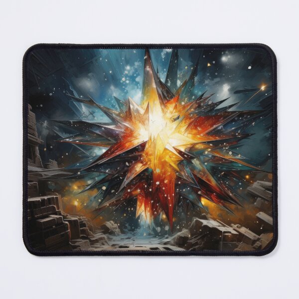 Item preview, Explore "Simplistic & Minimalistic Star Collision Art" designed and sold by ArtificialGenes.