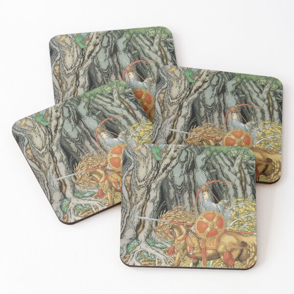 Item preview,  The Epic Ilya Muromets And Nightingale The Robber - Ivan Bilibin designed and sold by forgottenbeauty.