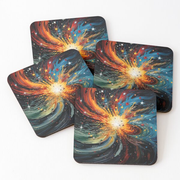 Item preview, Explore "Simplistic & Minimalistic Star Collision Art" designed and sold by ArtificialGenes.