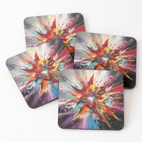 Item preview, Explore "Simplistic & Minimalistic Star Collision Art" designed and sold by ArtificialGenes.