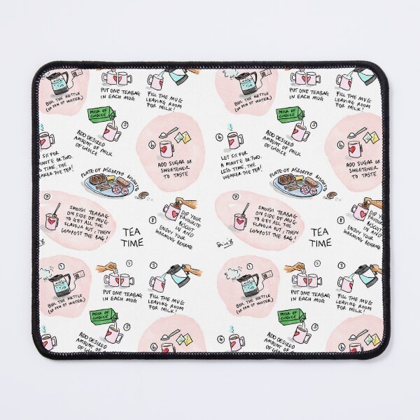 Item preview, Tea Time Tile designed and sold by SerineTucciArt.