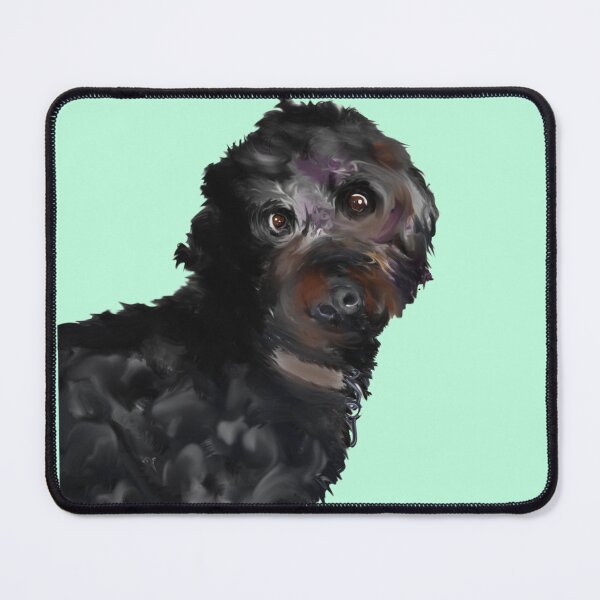Item preview, Black dog | dogy | cute dog | dog | animal | oil painting designed and sold by venuszh.