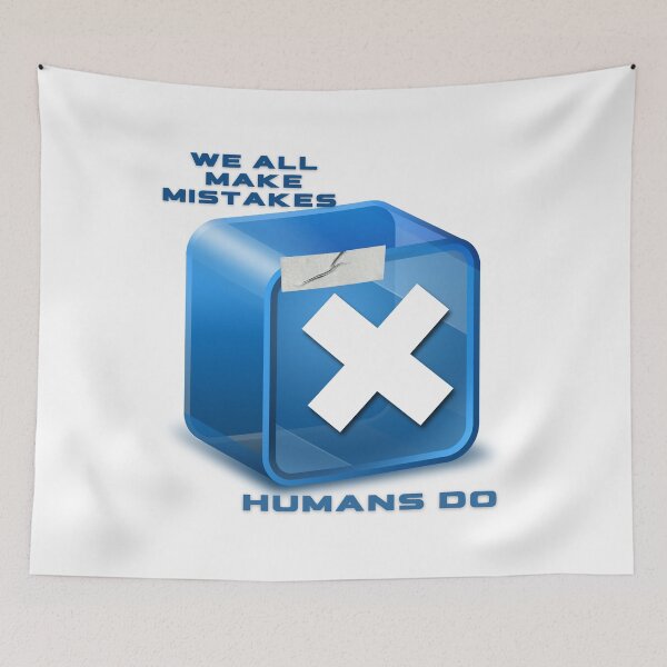 Item preview, We all make mistakes, humans do.  designed and sold by Blessed4ever.