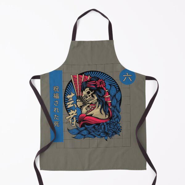 Item preview, Japanese Geisha Skeleton Themed Art designed and sold by 67prints.