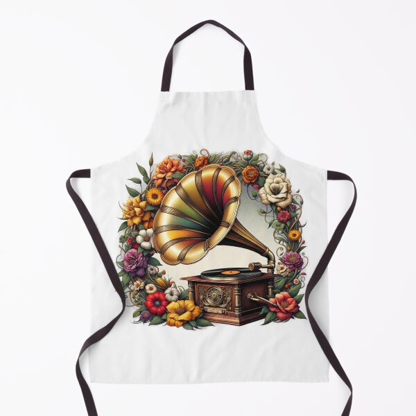 Item preview, Melodic Blossoms: Floral Vintage Gramophone designed and sold by KooperGay.