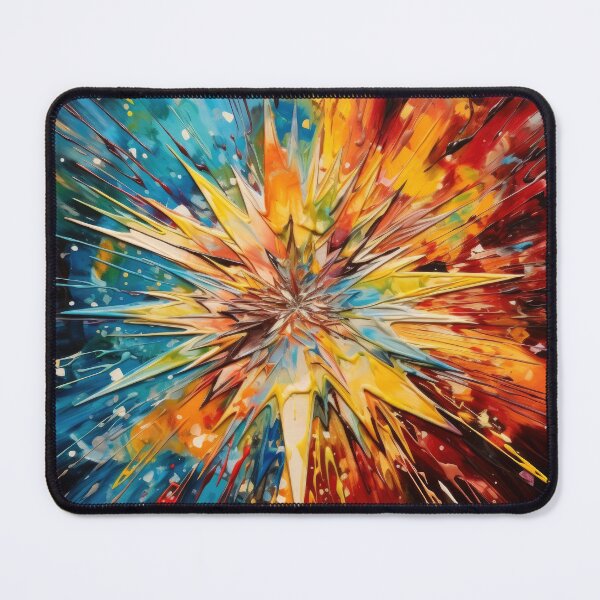 Item preview, Explore "Simplistic & Minimalistic Star Collision Art" designed and sold by ArtificialGenes.