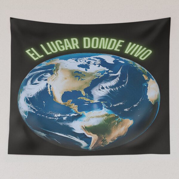 Item preview, The Place Where I Live Planet Earth designed and sold by RockyRambobo.