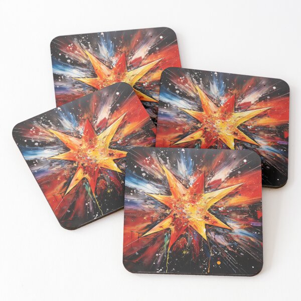 Item preview, Explore "Simplistic & Minimalistic Star Collision Art" designed and sold by ArtificialGenes.
