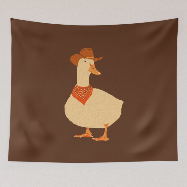 Item preview, Bo The Cowboy Duck designed and sold by AnyoneCanYeehaw.