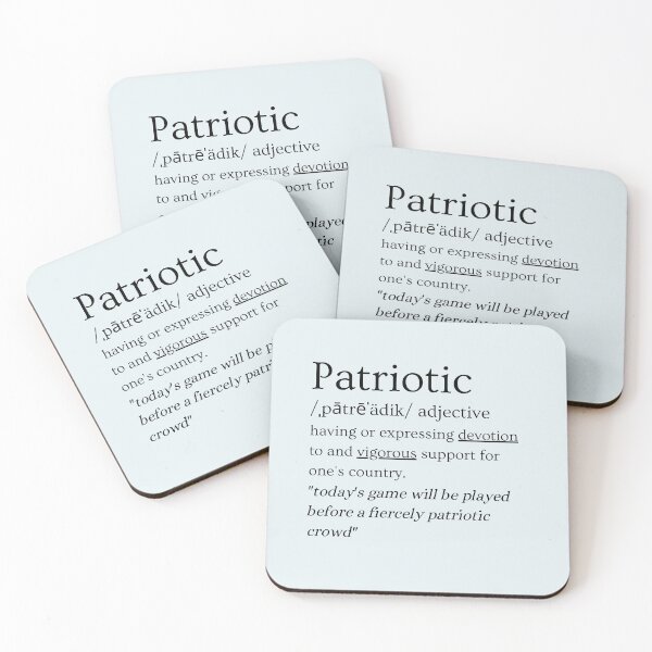 Item preview, Patriotic Definition designed and sold by MrHefster.