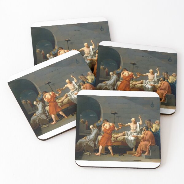 Item preview, FHD The Death of Socrates Jacques-Louis David designed and sold by special-artist.
