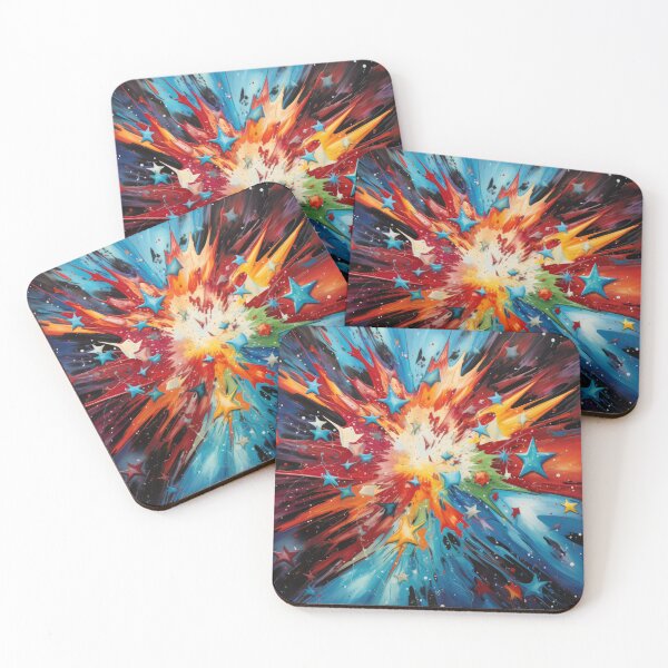 Item preview, Explore "Simplistic & Minimalistic Star Collision Art" designed and sold by ArtificialGenes.